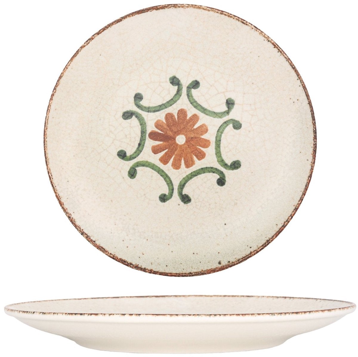 Kütahya Porselen Dinerbord - Storia - Porselein - 25 cm - set van 6