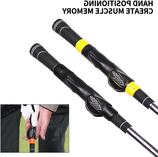 Dailygoods- Golftrainer voor Kinderen - Club Grip Trainer - Antislip TPR - Swing Corrector - Verbeterde Handplaatsing - Veilig Bevestigingsontwerp - Golfhandschoen van Dailygoods — afbeelding 5