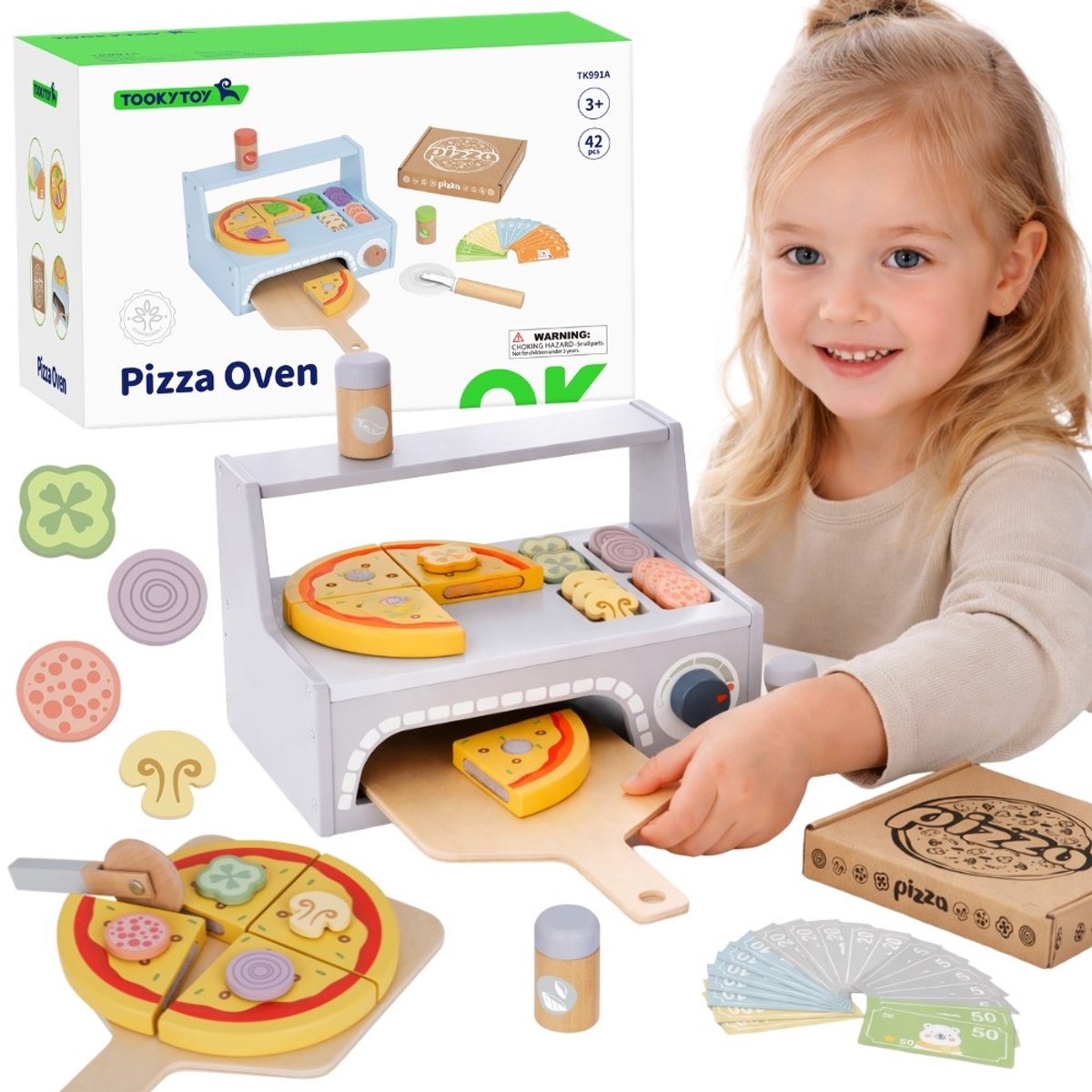 Tooky Toy Pizzeria Houten pizzaovenaccessoires - UNI