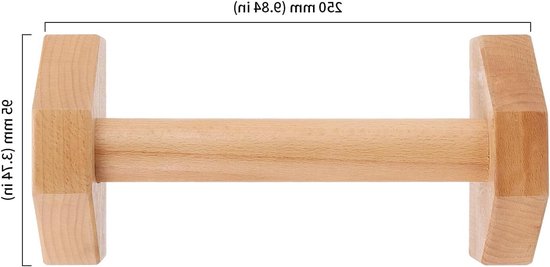 Parallettes Bars 25cm met Antislip Basis - Draagbare Push Up Steunen voor Thuisgym, Calisthenics en Krachttraining, Tot 150kg Belastbaar — afbeelding 5