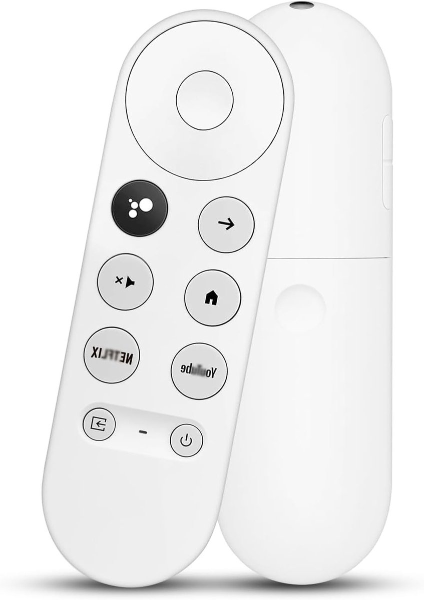 Bluetooth Voice Remote Control voor Chromecast TV 4K - Stemgestuurd, Compatibel met Google TV, Gebruiksvriendelijke Afstandsbediening
