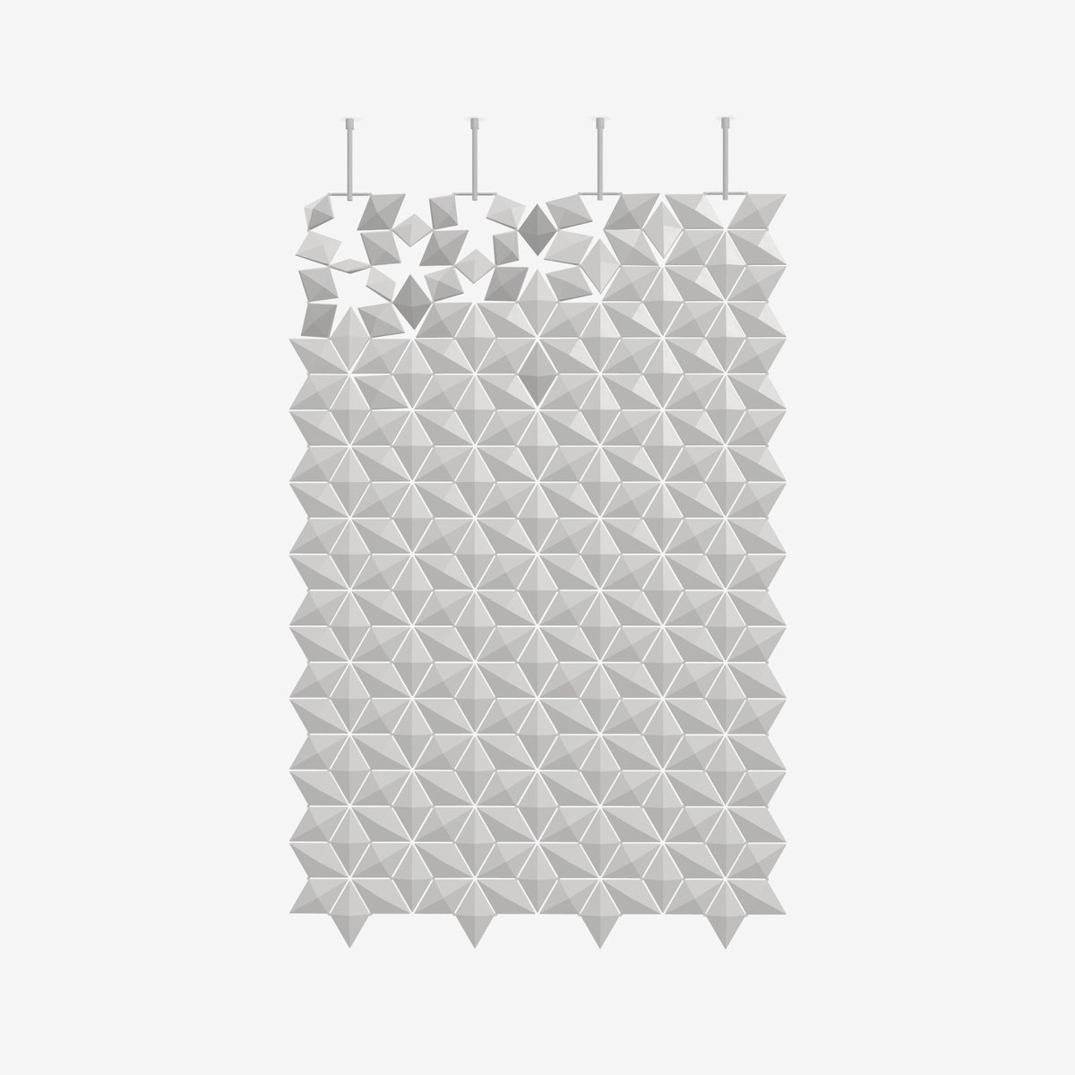 Hangend scheidingswand systeem – Facet