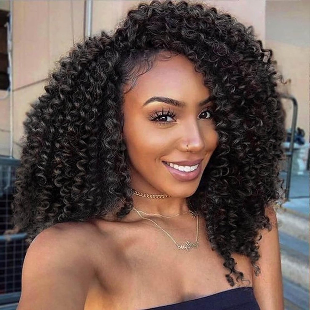 6 Packs Passion Twist Haar Haakextensions voor Vrouwen - Vlecht Haar Wigs voor Zwart Haar - 72 Strengen (8", #1B)