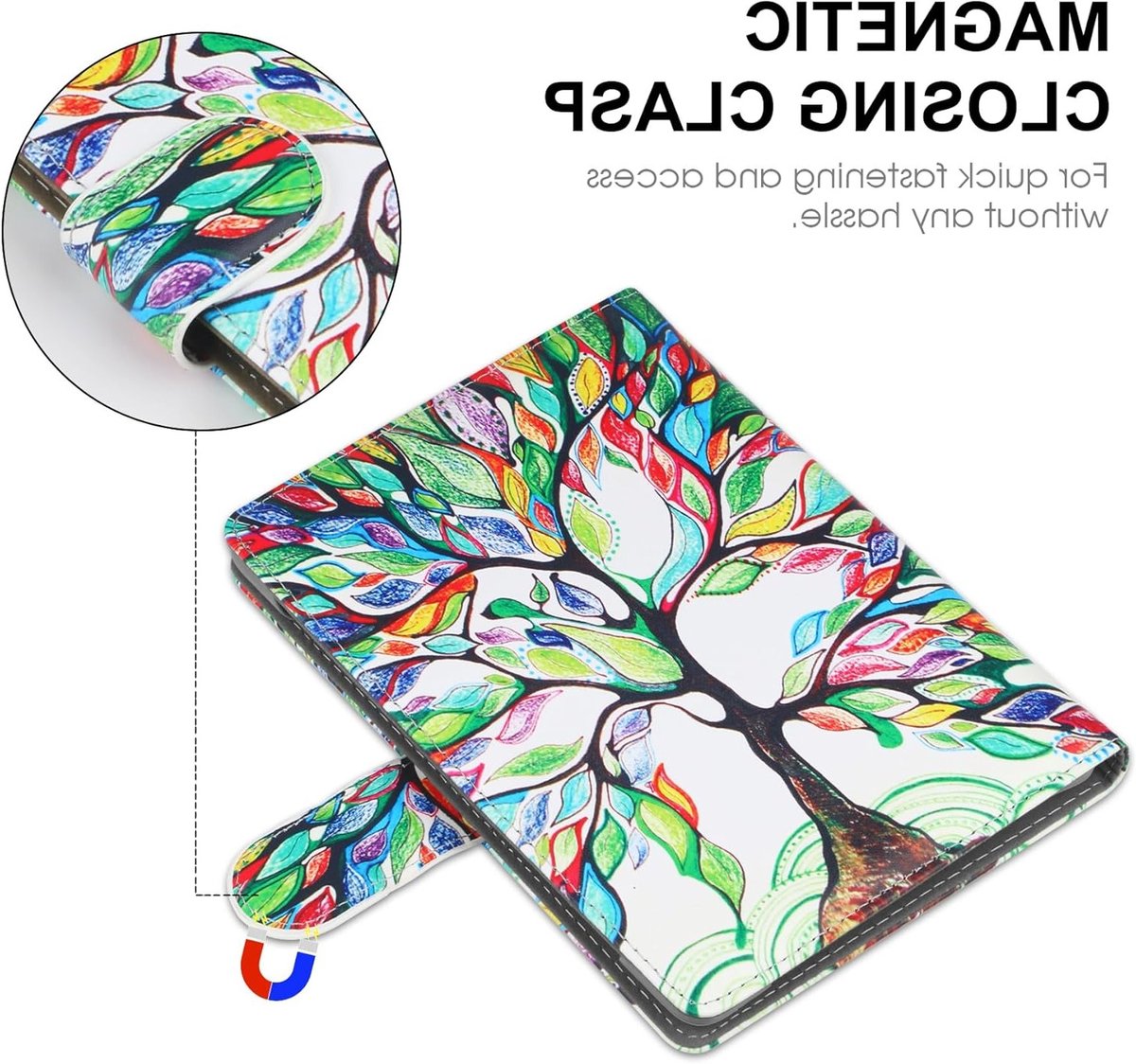Universele Beschermhoes voor 6.8 Inch en 7 Inch E-Readers, Geschikt voor Kindle, Kobo en PocketBook, E-Book Reader Cover met Schokbestendige Bescherming – foto 6