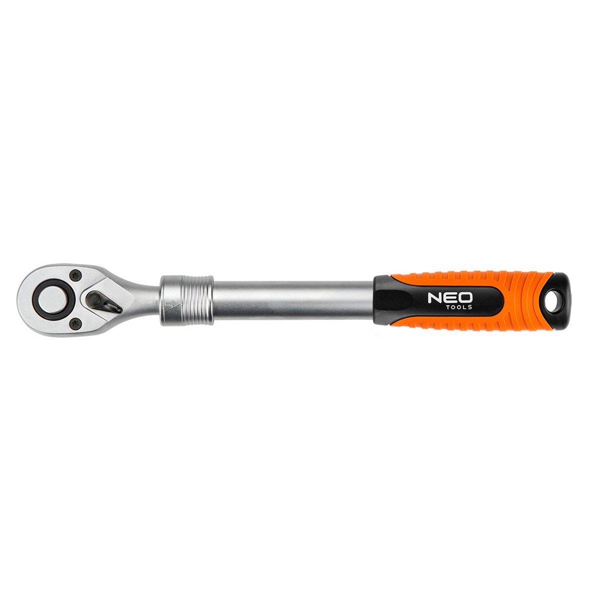 Neo Tools Ratel 1-4 Aansluiting 72 Traps Uitschuifbaar Tot 200mm DIN 3122 TUV M+T