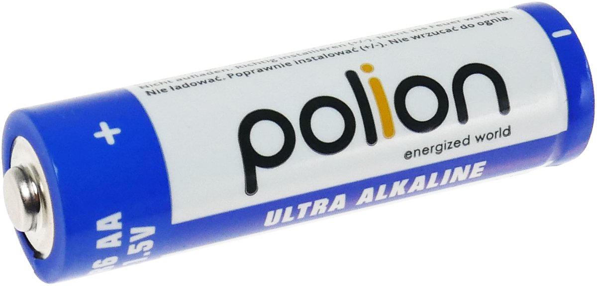 Polion Serie - Alkaline AA Batterij - 1.5V - 2900mAh - Nieuw