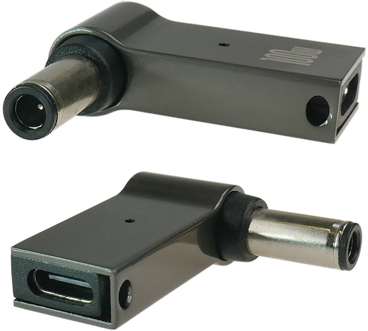 POLION - USB-C Adapter - 6,0x3,7mm + Pin - Laptopvoeding
