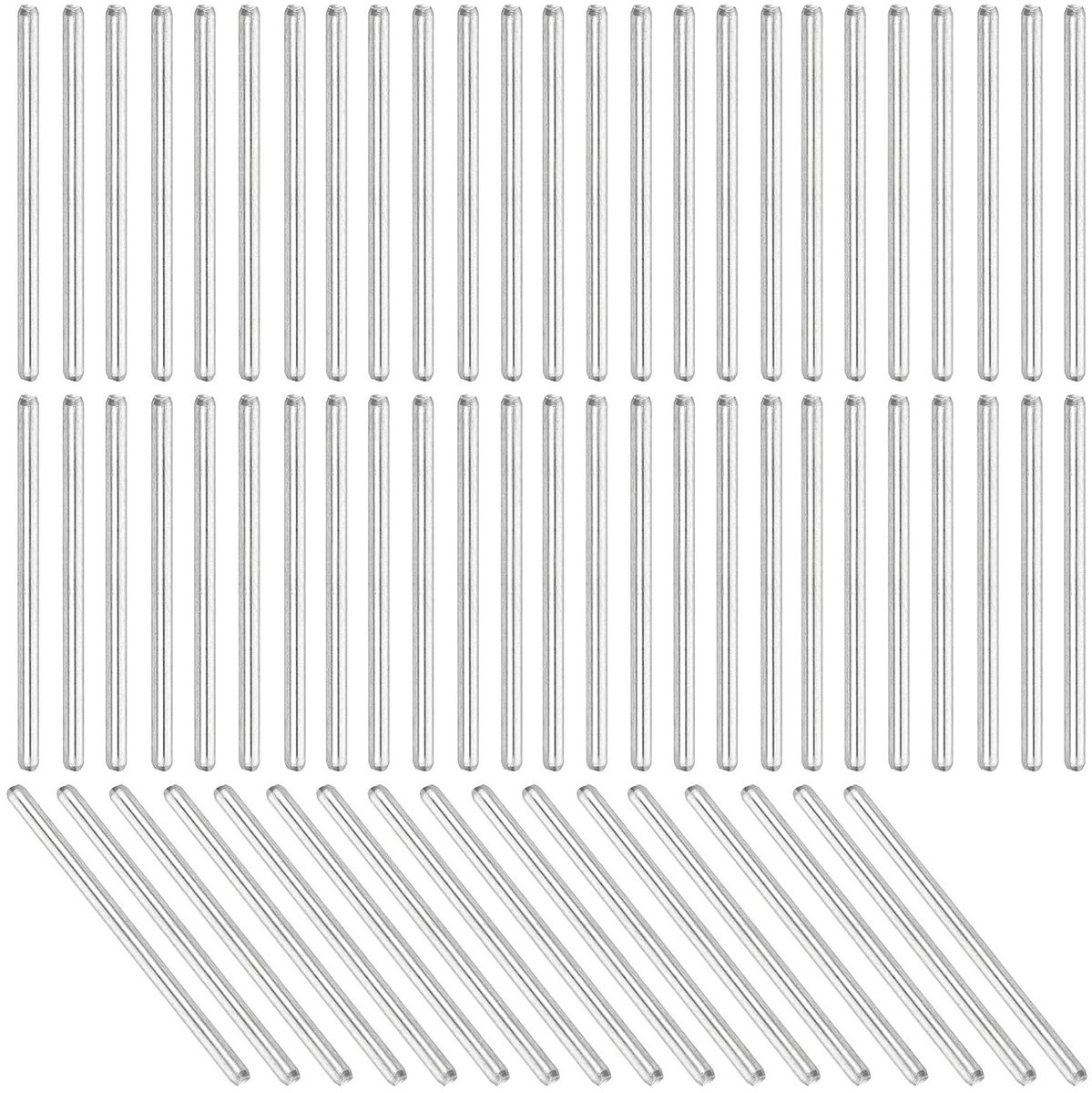 110 Stuks 304 RVS Cilinderpennen 1mm Diameter, 18mm Lengte - Dowel Pins voor Meubels, Kast