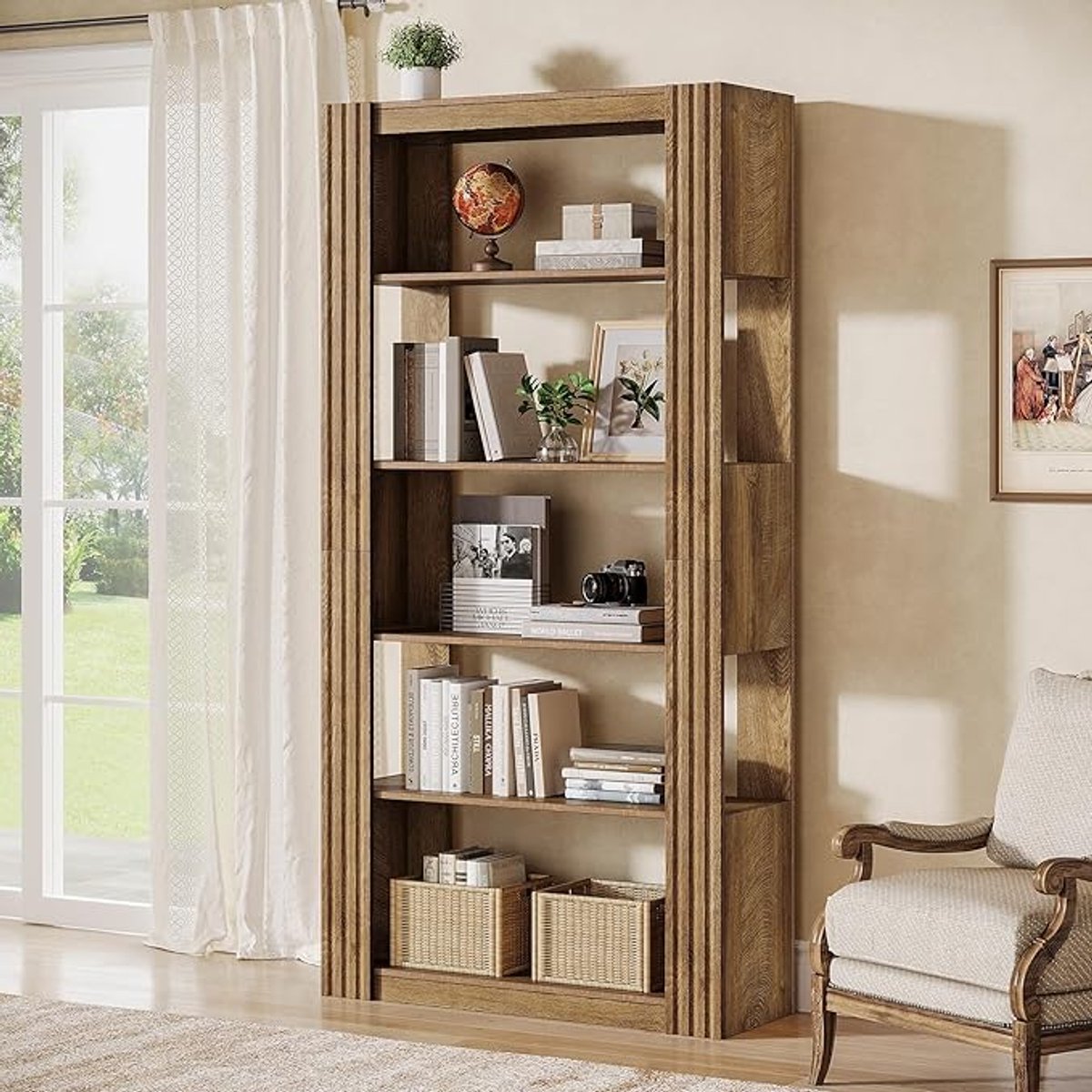 Kast - Bruin - 80x30 cm - Arqam