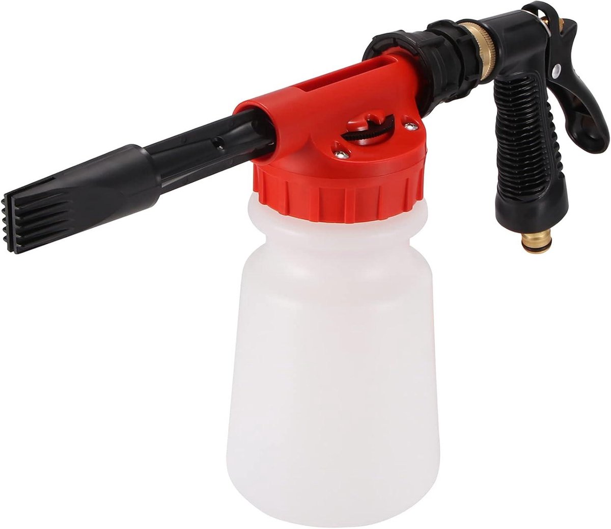 Snow Foam - Pur Pistool - 2-In-1 Schuim En Water Spuiten - 1 Stuk - Voor Auto's, Motorfietsen En Gevels Wit