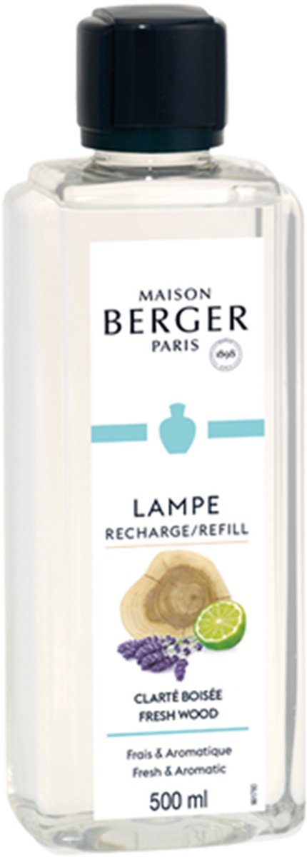 Maison Berger - Lampe Berger Clarité Boisée Navulling - 500 ml