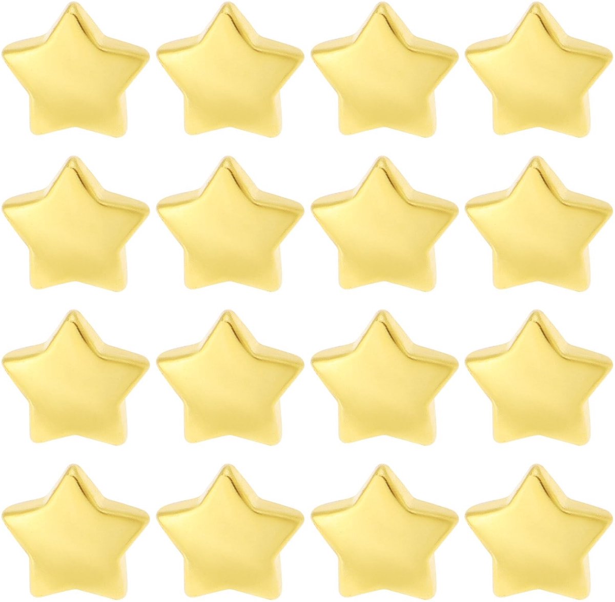 Dailygoody - Decoratieve Sterknoppen - Perfect voor Kleding - Gouden Kleur - 120 Stuks - DIY Naaien en Creatieve Projecten - Geschikt voor Hoeden en J...