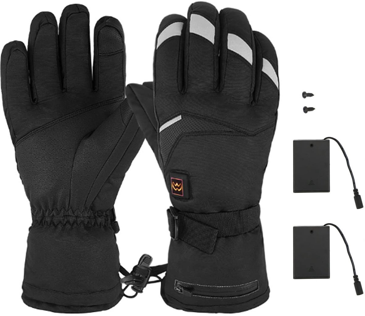 Dailygoods - Dailygoody - SPYMINNPOO Verwarmde Handschoenen met 3 Temperatuurinstellingen - Touchscreen, Waterdicht en Veilig voor de Winter