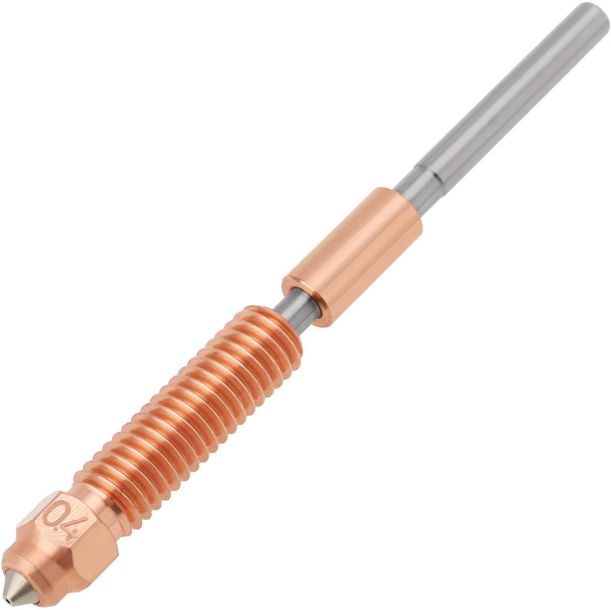 Dailygoods - Dailygoody - 3D Printer Nozzle - 0.4mm - Bimetaal - Geschikt voor 1.75mm Filamenten - Compatibel met K1C/Nieuwste K1 Max - M6 Draad
