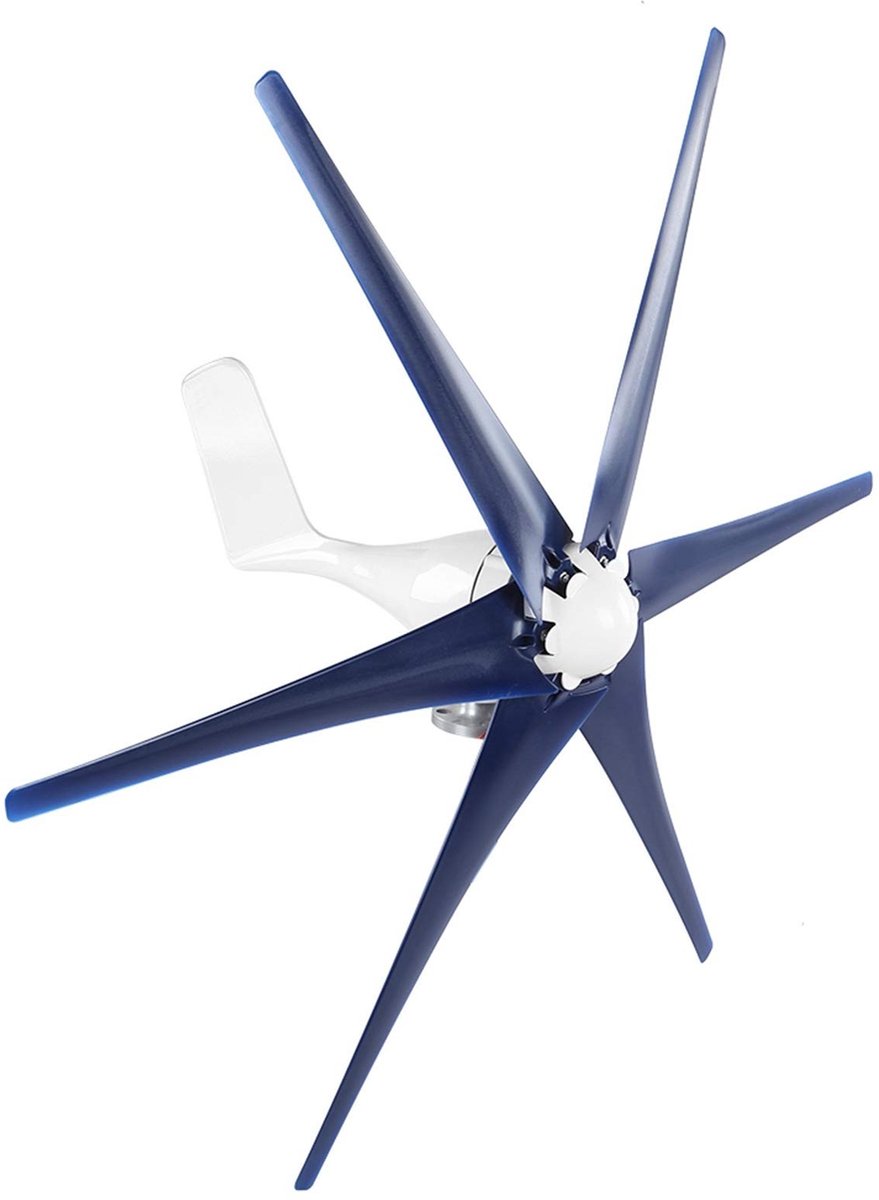Dailygoods - Dailygoody - Windturbineset - Windmolenturbinegenerator - 800W - 6-bladige windgenerator - Duurzame energie - Geschikt voor boten - model