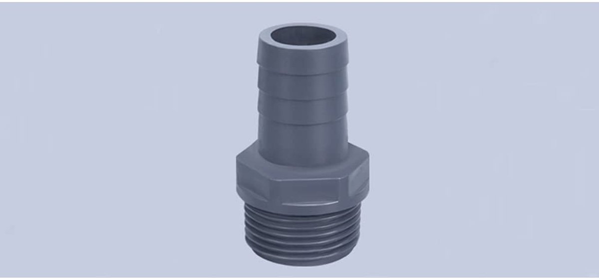 Dailygoods - Dailygoody - Pagoda Connector - UPVC Fittingen voor Irrigatie - Grijs - 1 Stuk