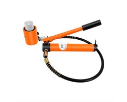 Hydraulische Cilinder Krik 20T – Met Handpomp Set – Single Acting – Mini Lifting Jack – BSC-20 + CP-180 – Oranje