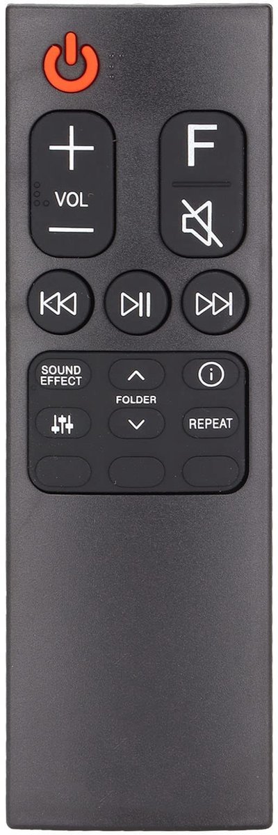 Dailygoody - Vervangende Afstandsbediening - Compatibel met LG Soundbars - Eenvoudig in gebruik - Lichtgewicht - Duurzaam ABS - Voor SL5Y SL6Y SN6Y SN..