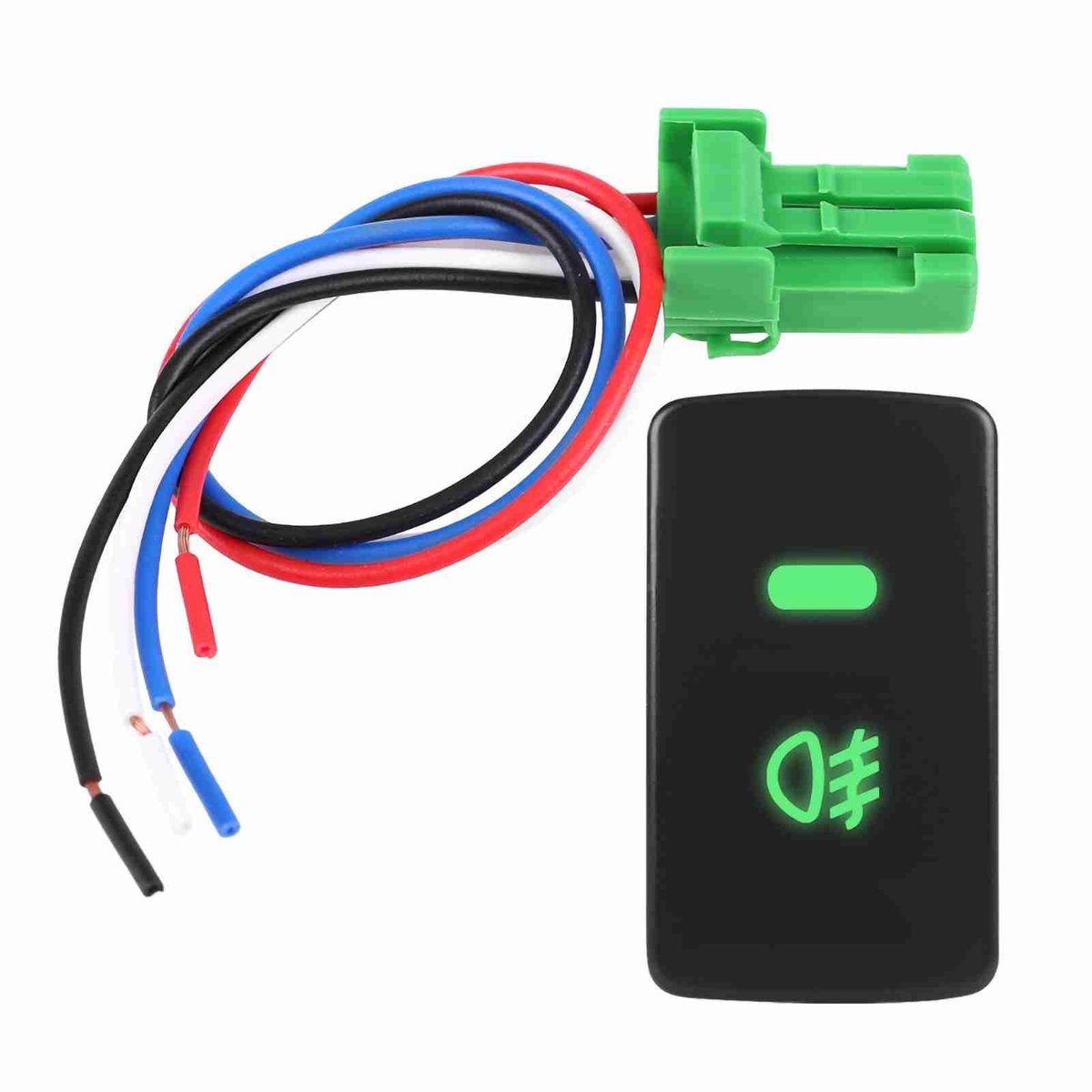 Dailygoody - Mistlampschakelaar Kit - 5 Pin Schakelaar - Hoogwaardige kwaliteit - Zwart Plastic - Auto Drukknop - Geschikt voor Accord - 4,3 x 2,3...