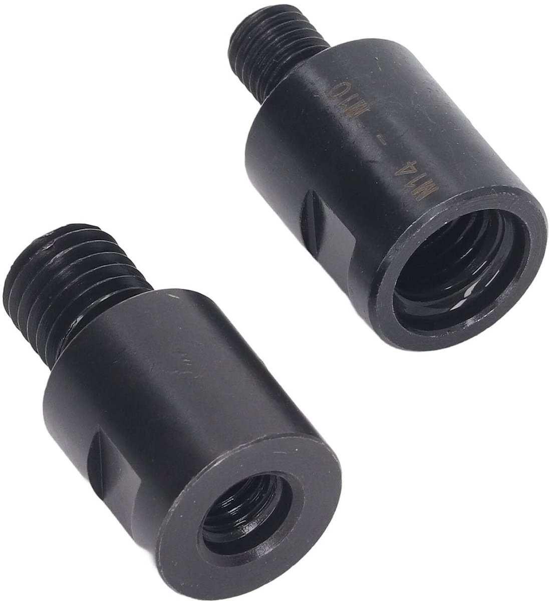 Dailygoody - Schroefdraadtap-adapter - M10 naar M14 - Voor nauwkeurig boren - Verlengstangen - Boorconverter - Geschikt voor gatenopeners - 2 stuks