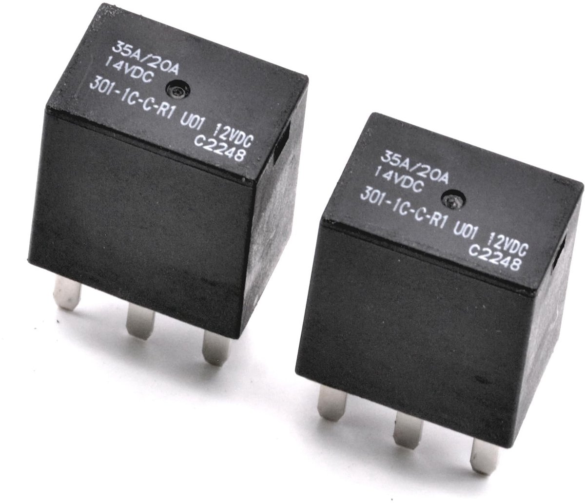 Dailygoods - Dailygoody - Relay 35A/20A - 2x hoge prestaties - compact formaat - geschikt voor Can-Am voertuigen - betrouwbare schakeling - ideaal voor Offroad geb...
