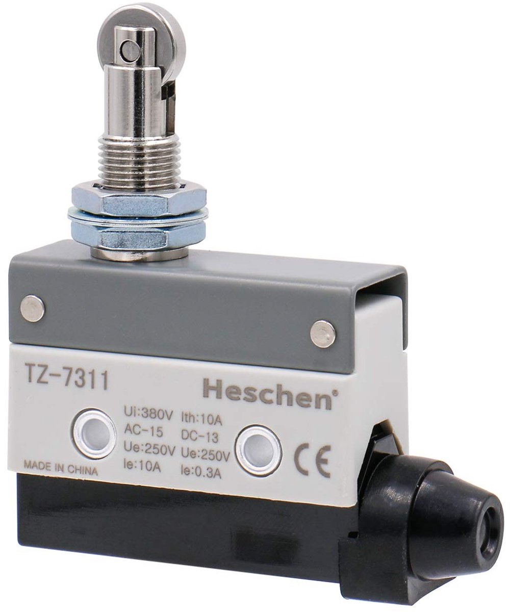 Dailygoods - Dailygoody - Horizontal limit switch - AC 380V - Waterdicht en oliebestendig - Grijs - Mechanische schakelaar - Voor panelen - 10A