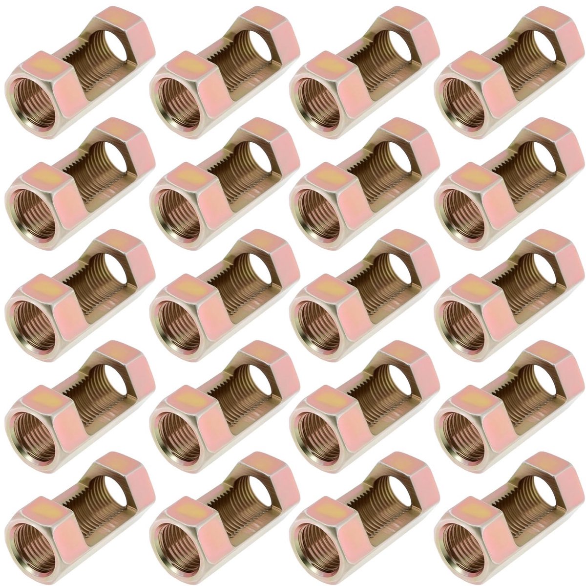 Dailygoods - Dailygoody - Draad Zeshoek Moer - 20 stuks M10x30mm - Perfect voor Lamp Reparatie - Hoogwaardige Kwaliteit - Geschikt voor Kroonluchters