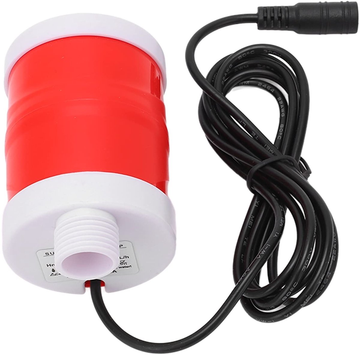 Dailygoods - Dailygoody - Dompelpomp - 12V 20W - Geruisloze Utility Pomp - 700L per uur - Voor Aquarium en Tuin - Ideaal voor Watering en Camping