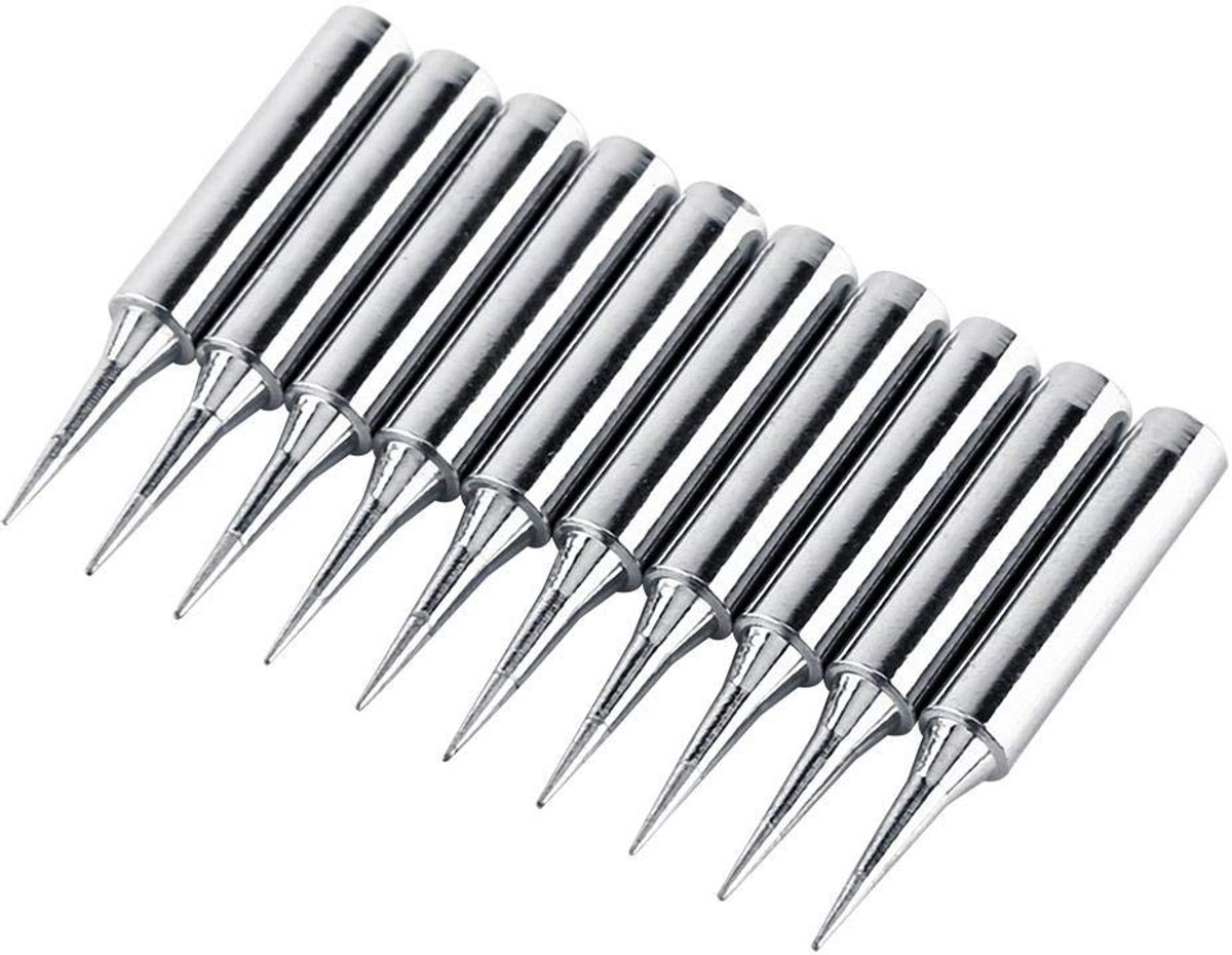 Dailygoods - Dailygoody - soldeertips - vervangende tips voor soldeerbout - lage temperatuur - universeel compatibel - set van 10 stuks - geschikt voor diverse sol