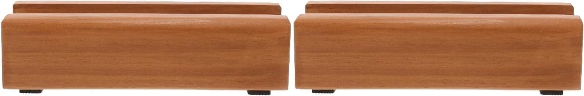 2 Stuks Vloerspiegel Houder met Houten Basis voor Volledige Lengte Spiegel - Stevige Frame voor Thuisgebruik en Interieurdecoratie