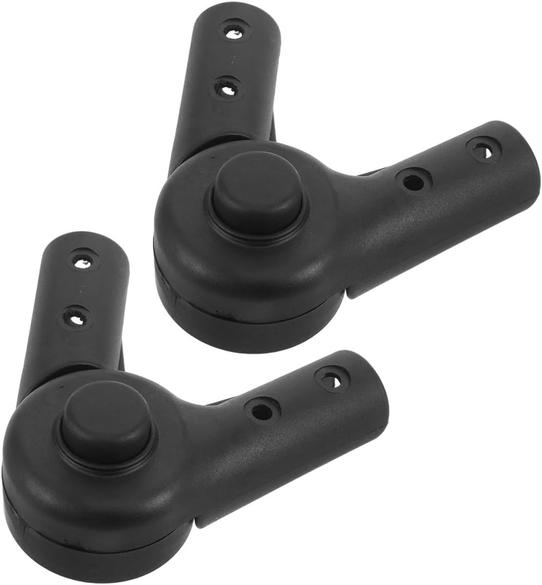 Set van 2 verstelbare klapscharnieren voor kinderwagenstuur, kunststof reserveonderdeel voor 22 mm buizen, opvouwbare connector voor kinderwagens