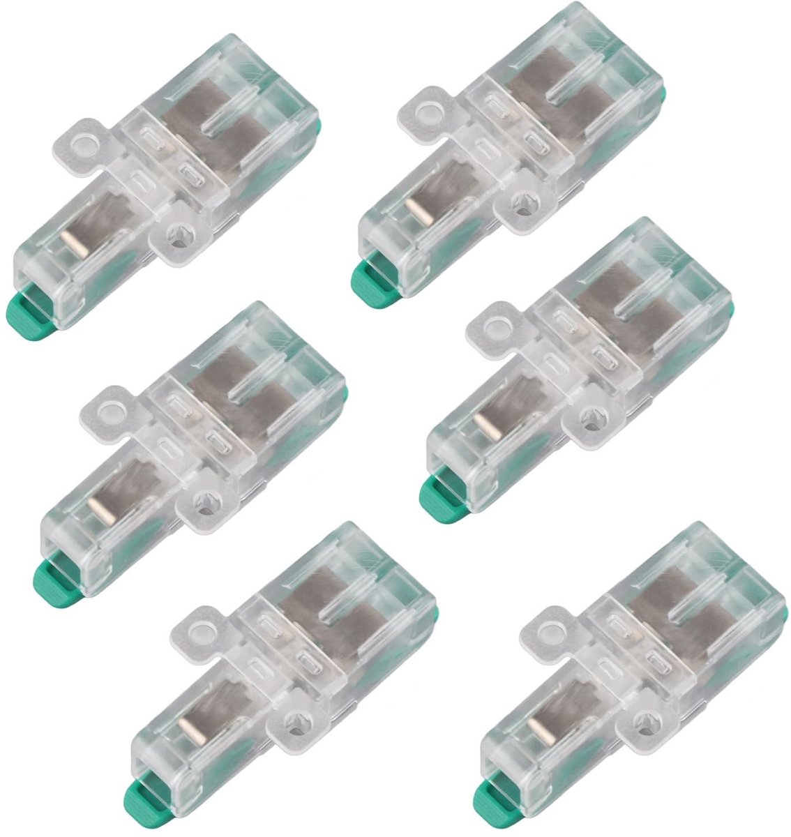 Dailygoods - Dailygoody - Hefboomdraad - Draadsplitsconnector - Compacte Draadgeleiderconnector - 20 Stuks - Geschikt voor 10-20 - Eenvoudig te installeren - I...