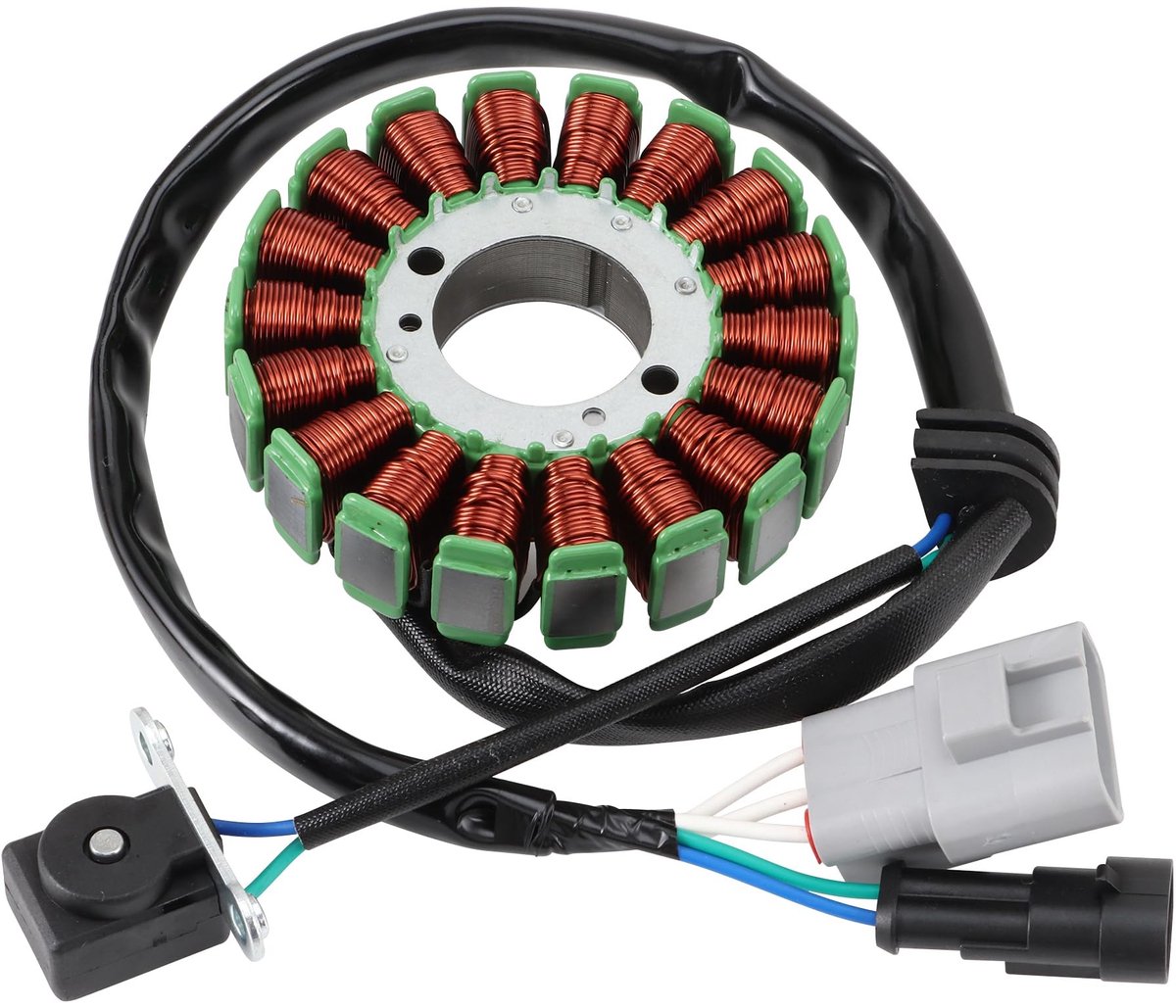 Dailygoods - Dailygoody - Motorfiets Magneto Stator Coil - Vervangende Accessoires - 18 Spoel - Hoogwaardige Kwaliteit - Geschikt voor TNT250 - Stabiliteit en Duur