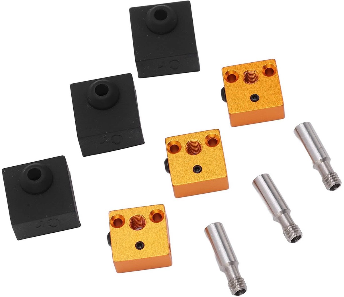 Dailygoods - Aluminium Verwarmingsblok met Siliconen Sok voor 3D-printers