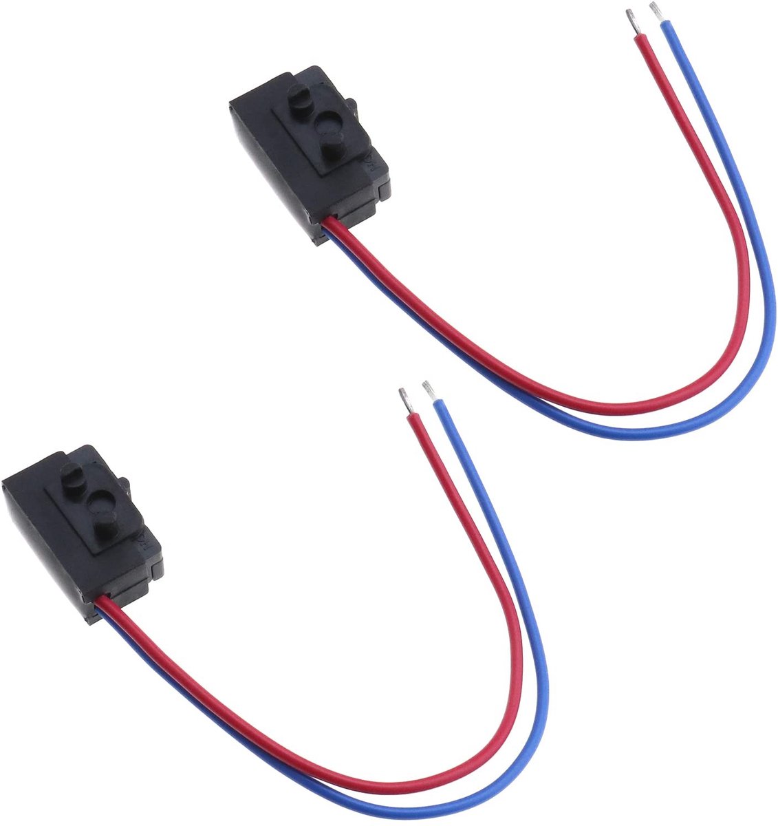 Dailygoods - Dailygoody - Auto Deurslot Micro Schakelaar - Vervangingsschakelaar - 2 stuks - Draad Pijp Plug - Geschikt voor VW en Skoda - Model 3BD998785
