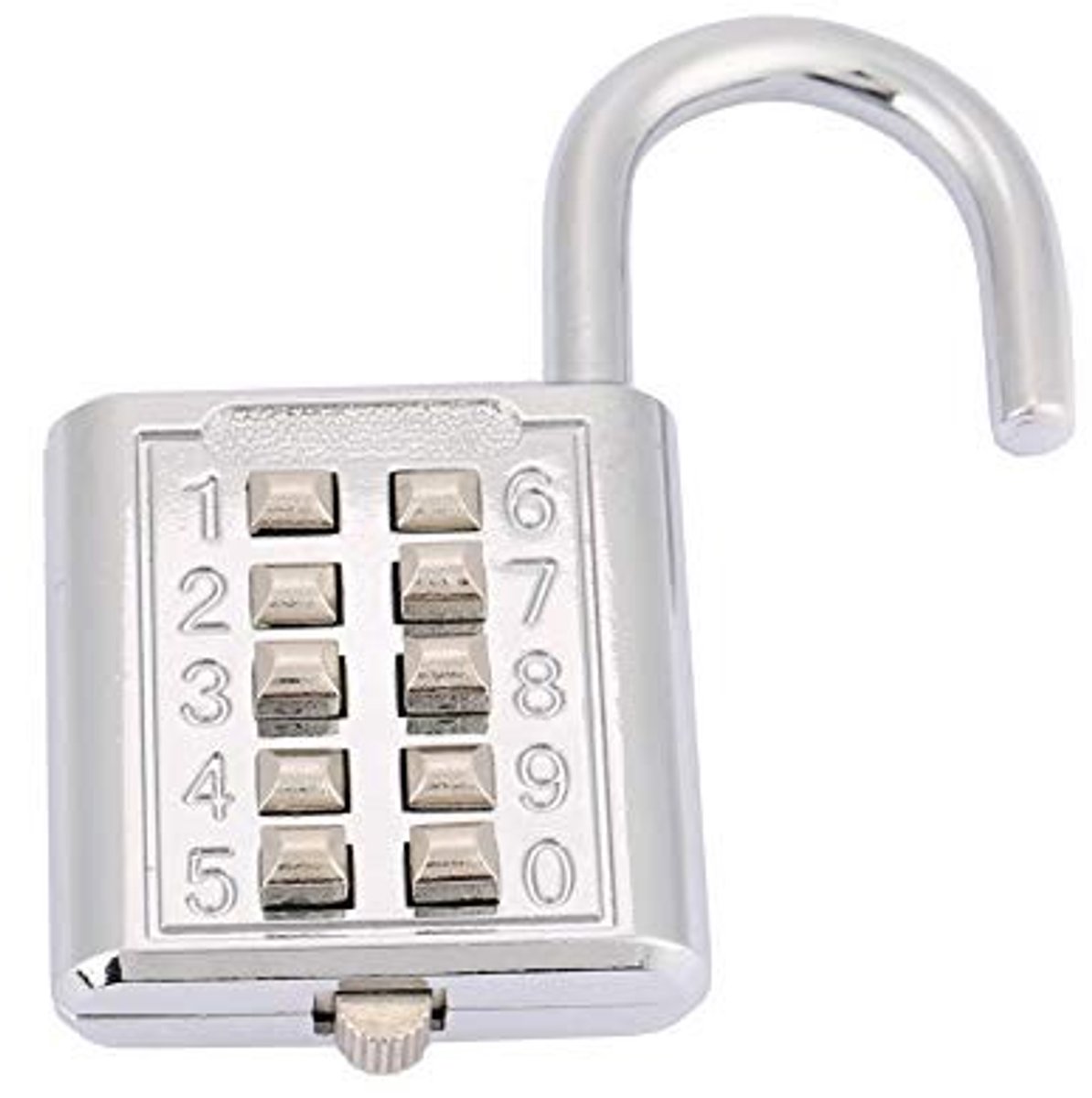 Dailygoods - Dailygoody - Combinatieslot - Sleutelloos - Ideaal voor school en gym - Zinklegering - Veilig en betrouwbaar - Geschikt voor kasten - Zwart