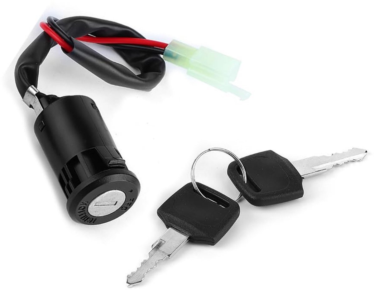 Dailygoods - Dailygoody - Contactslot - Tweedraads contactschakelaar - Universeel ontwerp - ABS materiaal - Geschikt voor Suzuki - Inclusief sleutels