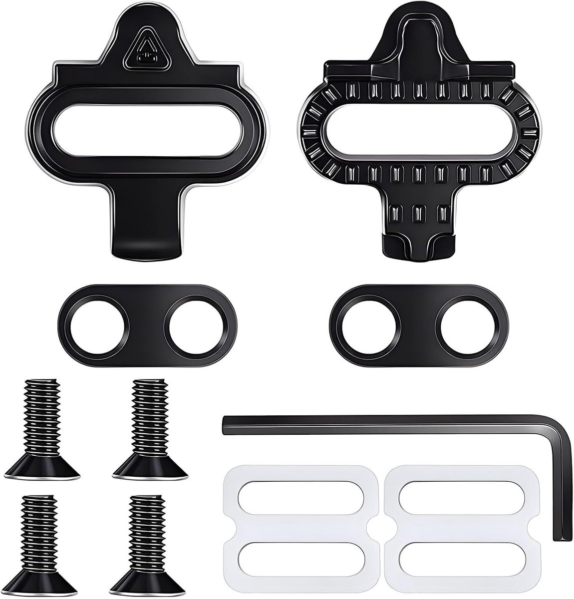 Fietschoenen set met pedalen en antislip ontwerp, ideaal voor racefietsen en mountainbikes, geschikt voor binnen- en buitengebruik