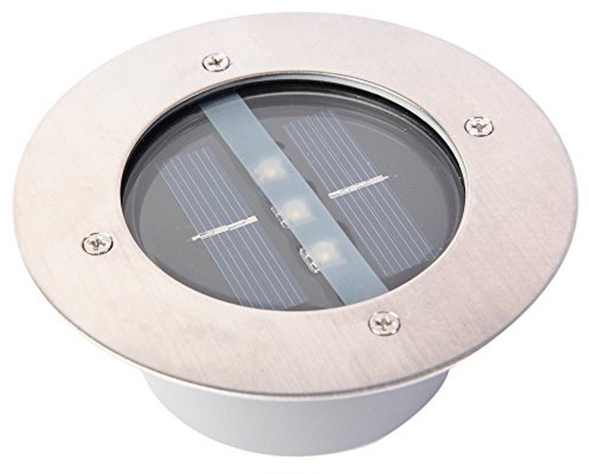 Dailygoods - Dailygoody - Ondergrondse Solar Tuinverlichting - Waterdicht - Eenvoudig te installeren - Zuiver Wit Licht - Decoratieve Buitenverlichting - Idea