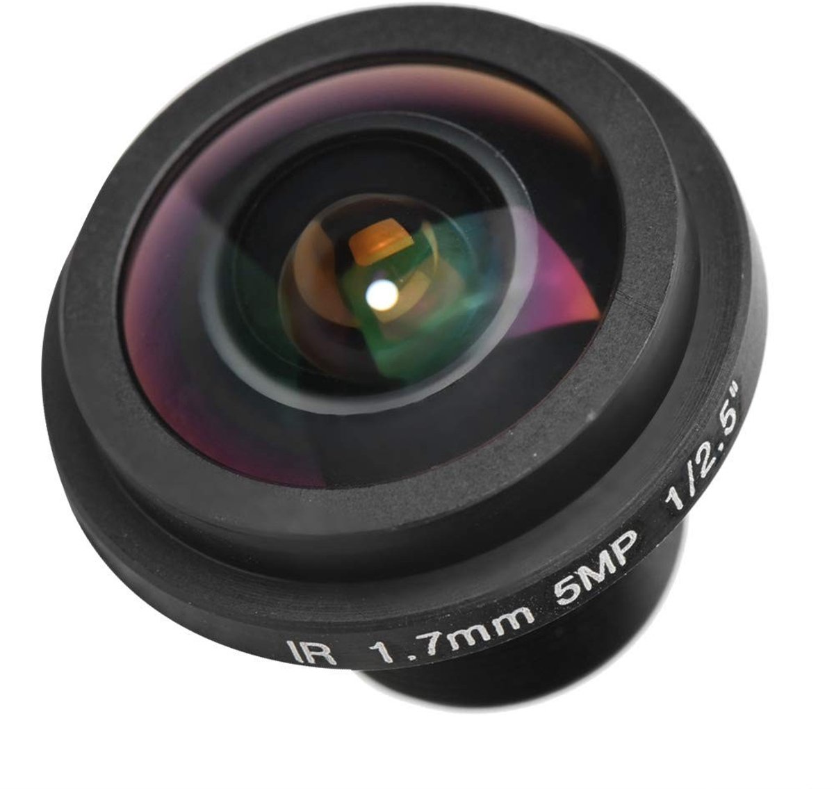 Dailygoods - Dailygoody - Fisheye Beveiligingscamera Lens - 5MP Groothoeklens - Hoge Resolutie - Compact - Geschikt voor Veiligheid - 1,7 mm