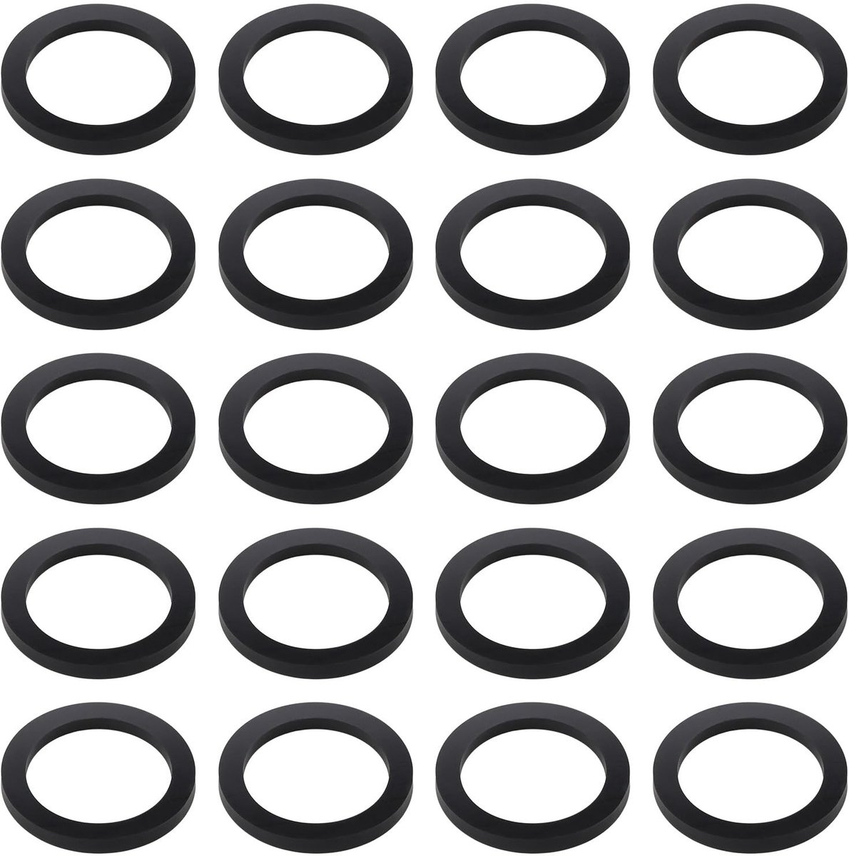 Dailygoods - Dailygoody - Rubber Platte Wasmachines - 20 Stuks - 32Mm OD - 24Mm ID - 3Mm Dikte - Waterpijp Slang Bolt - Geschikt voor Water Kraan