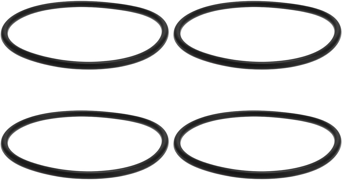 Dailygoods - Set van 4 Afvoer Afdichtringen O-Ring 72x66x3mm