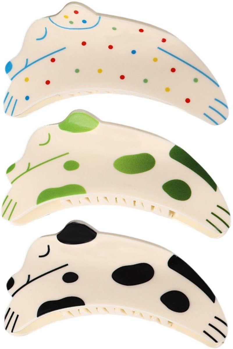Dailygoods - Set van 3 Schattige Cartoon Haarspelden voor Kinderen