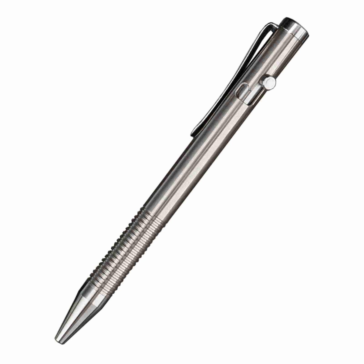 Dailygoods - Legering Balpen - Zakelijke Pen - Supersterk en Duurzaam - Blauw/Zilver - Intrekbare Balpen - Perfect voor Professionele Gebruik - 12,2 c