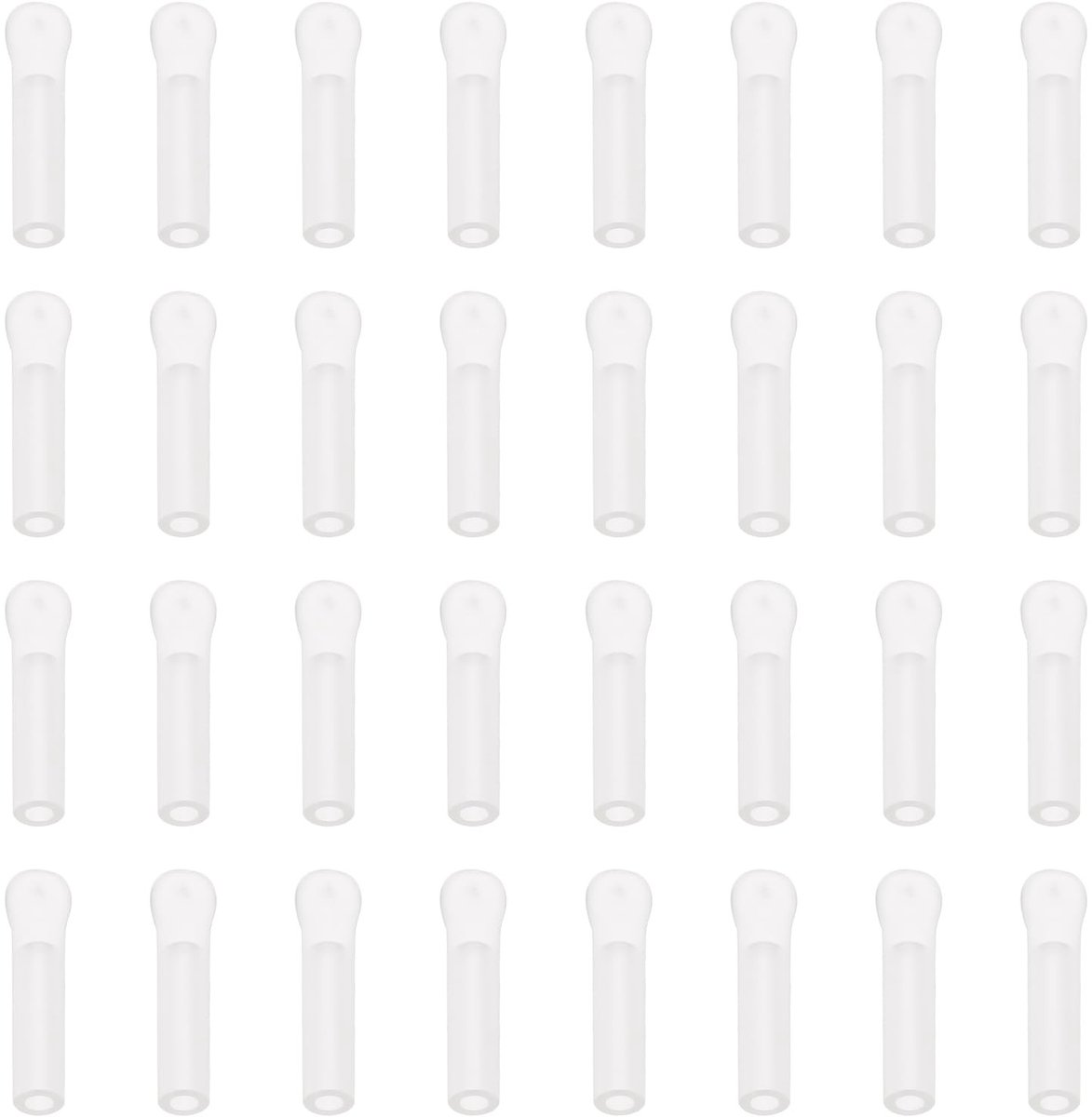 Dailygoody - Siliconen Float Adapters - Vervangende Onderdelen - Transparant - 60 Stuks - Visgerei Accessoires - Geschikt voor Karper en Match Vissen