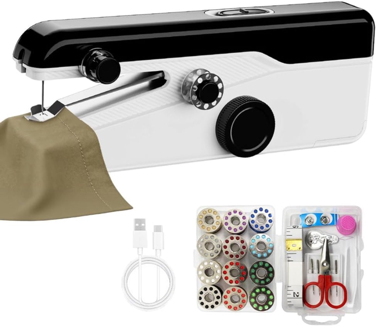 MKSS® Handnaaimachine - Mini Naaimachine - Elektrisch