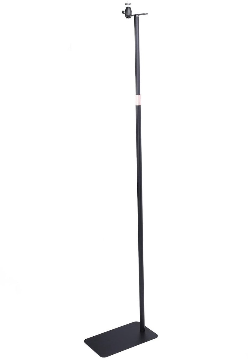Dailygoods - Dailygoody - Verstelbare Projectorstandaard - Projectorhouder - 160 Cm Hoogte - Vloerprojectorhouder - Geschikt voor Camera en Mobiele Telefoon