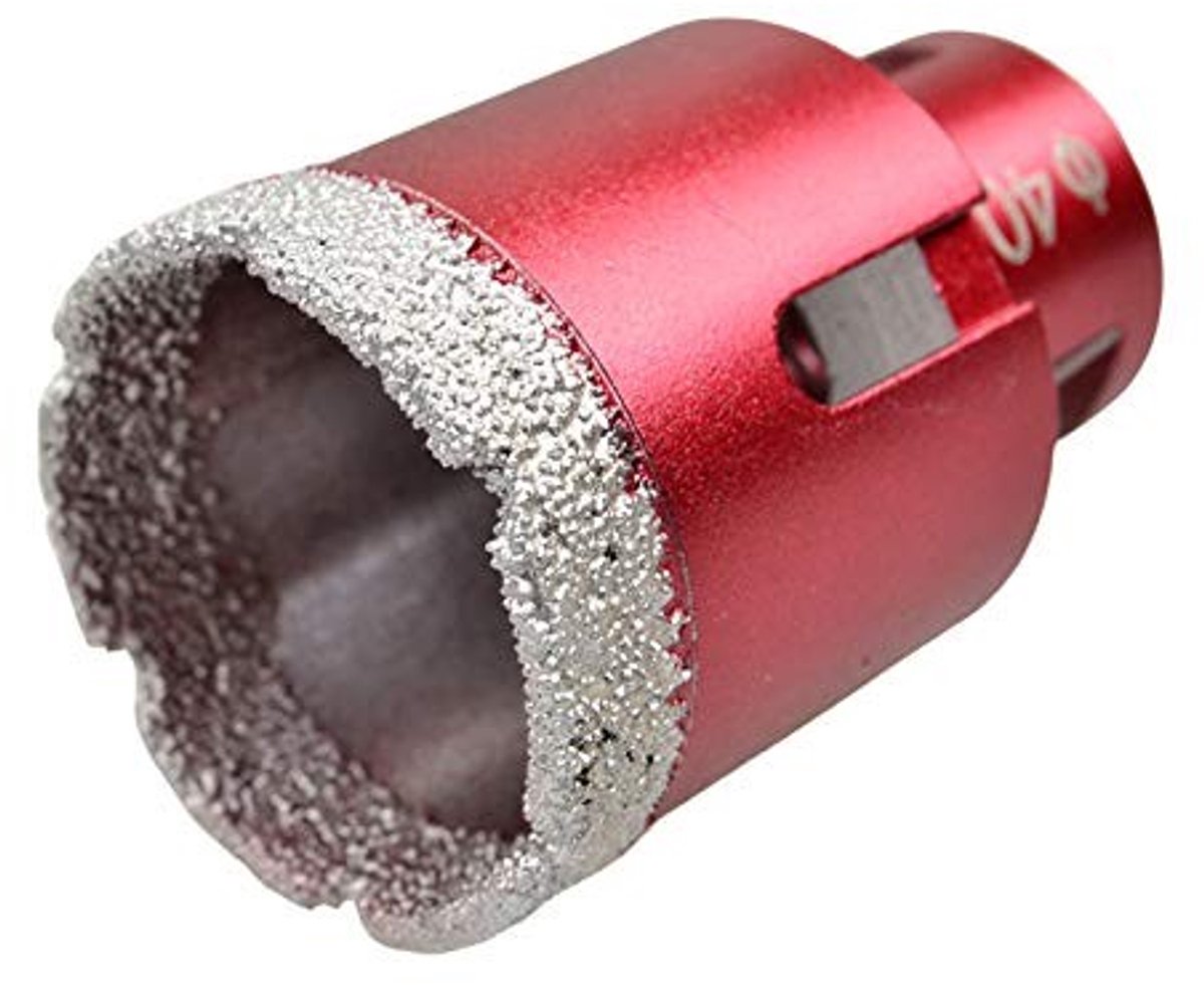 Dailygoody - Vogueing Tool - Diamant Boor Core Bit - Snel en soepel boren - Rood - Voor tegel porselein graniet marmer - Geschikt voor M14 aansluiting