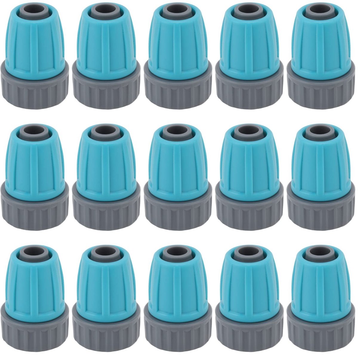 Dailygoody - Druppelirrigatie - 15-delige Irrigatiebuisconnectoren - Duurzaam en milieuvriendelijk - PE-buisconnectoren voor tuinen - Geschikt vo
