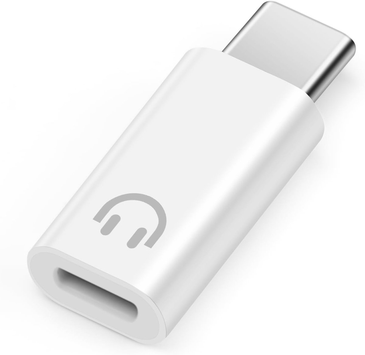 USB-C naar Lightning Adapter voor Hoofdtelefoons met Lijnbesturing, Compatibel met iPhone 16/15 Series en iPad, Ondersteunt Type-C Audio Poorten